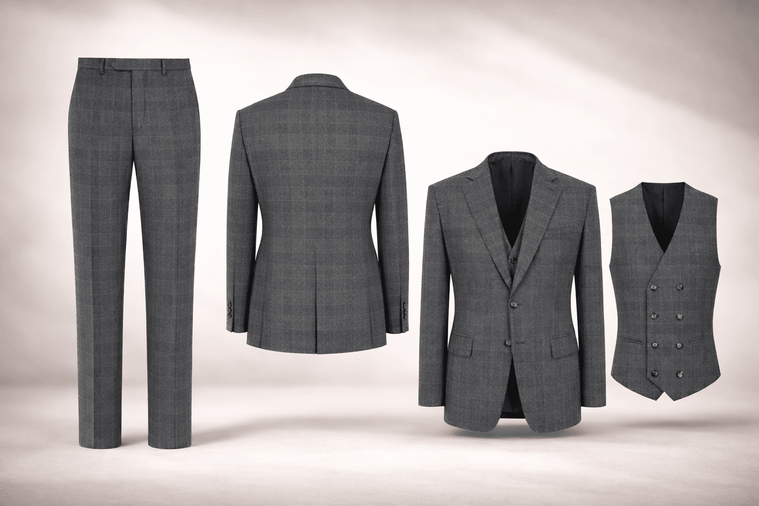 Premium Three-Piece MenSuit